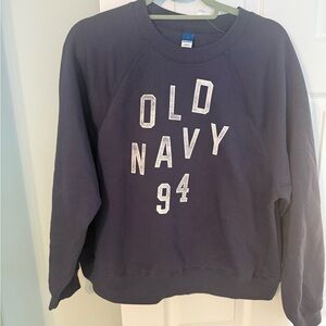 NWT Old Navy Women's Navy Sweatshirt size L